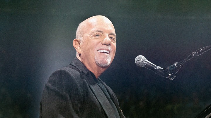 Madonna performing live on stage during her 2026 tour dates