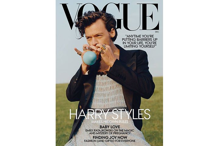 Harry Styles Makes History With Vogue Cover